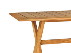 Oakville Rectangular Teak Outdoor Dining Table - Ornate Home