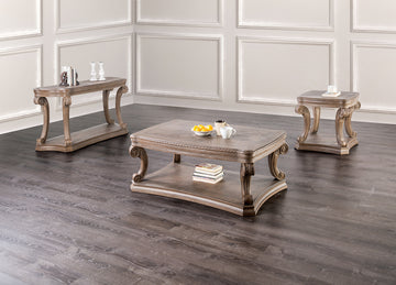 Oakway Weathered Oak Sofa Table - Ornate Home