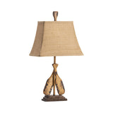 Oar Brown Accent Lamp (Set of 2) - Ornate Home