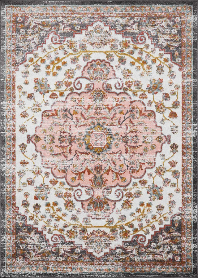 Oark Floral Medallion Area Rug - Ornate Home