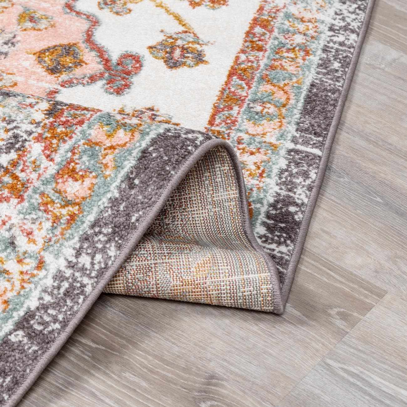 Oark Floral Medallion Area Rug - Ornate Home