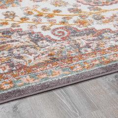Oark Floral Medallion Area Rug - Ornate Home