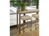 Oasis Antique Nickel Console Stool - Ornate Home