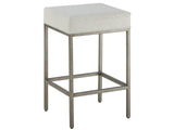 Oasis Antique Nickel Console Stool - Ornate Home