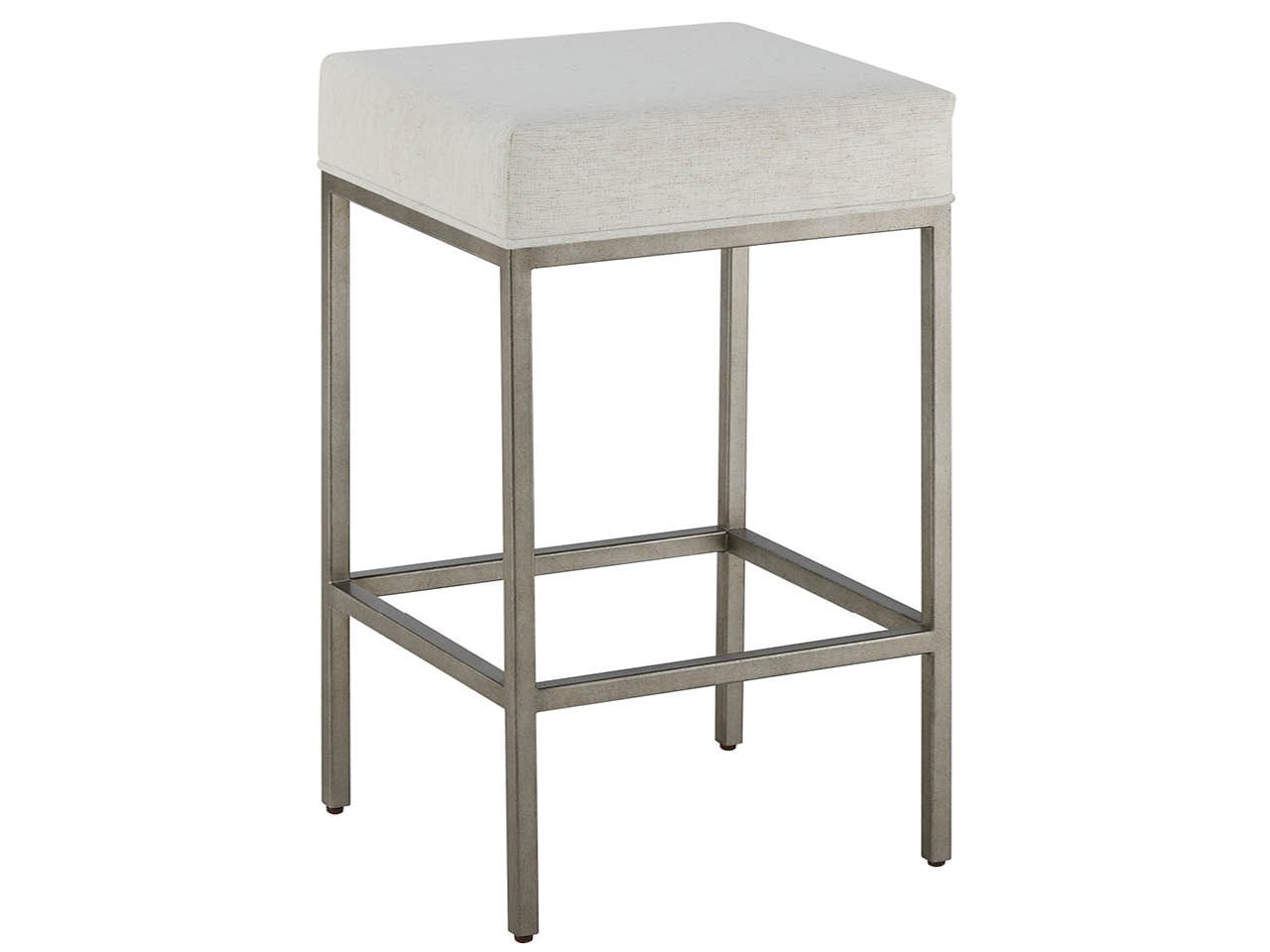 Oasis Antique Nickel Console Stool - Ornate Home