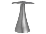Oasis Antique Nickel Whale Tail Accent Table - Ornate Home