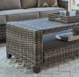 Oasis Court Gray Outdoor Seating Group (Set of 4) - Ornate Home