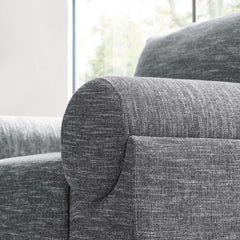 Oasis Gray Upholstered Fabric Armchair - Ornate Home