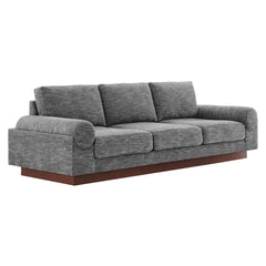 Oasis Gray Upholstered Fabric Sofa - Ornate Home