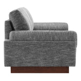 Oasis Gray Upholstered Fabric Sofa - Ornate Home