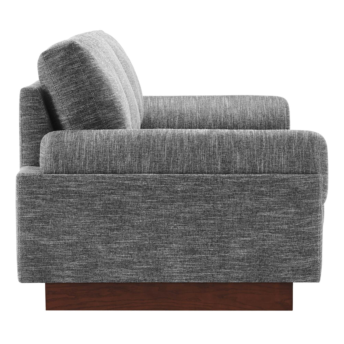 Oasis Gray Upholstered Fabric Sofa - Ornate Home