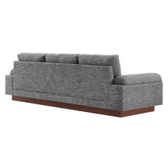 Oasis Gray Upholstered Fabric Sofa - Ornate Home