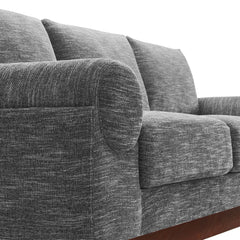 Oasis Gray Upholstered Fabric Sofa - Ornate Home