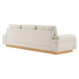 Oasis Ivory Upholstered Fabric Sofa - Ornate Home