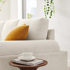 Oasis Ivory Upholstered Fabric Sofa - Ornate Home