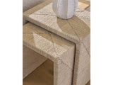Oasis Natural Abaca Nesting Tables - Ornate Home
