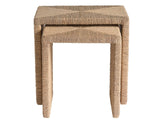 Oasis Natural Abaca Nesting Tables - Ornate Home
