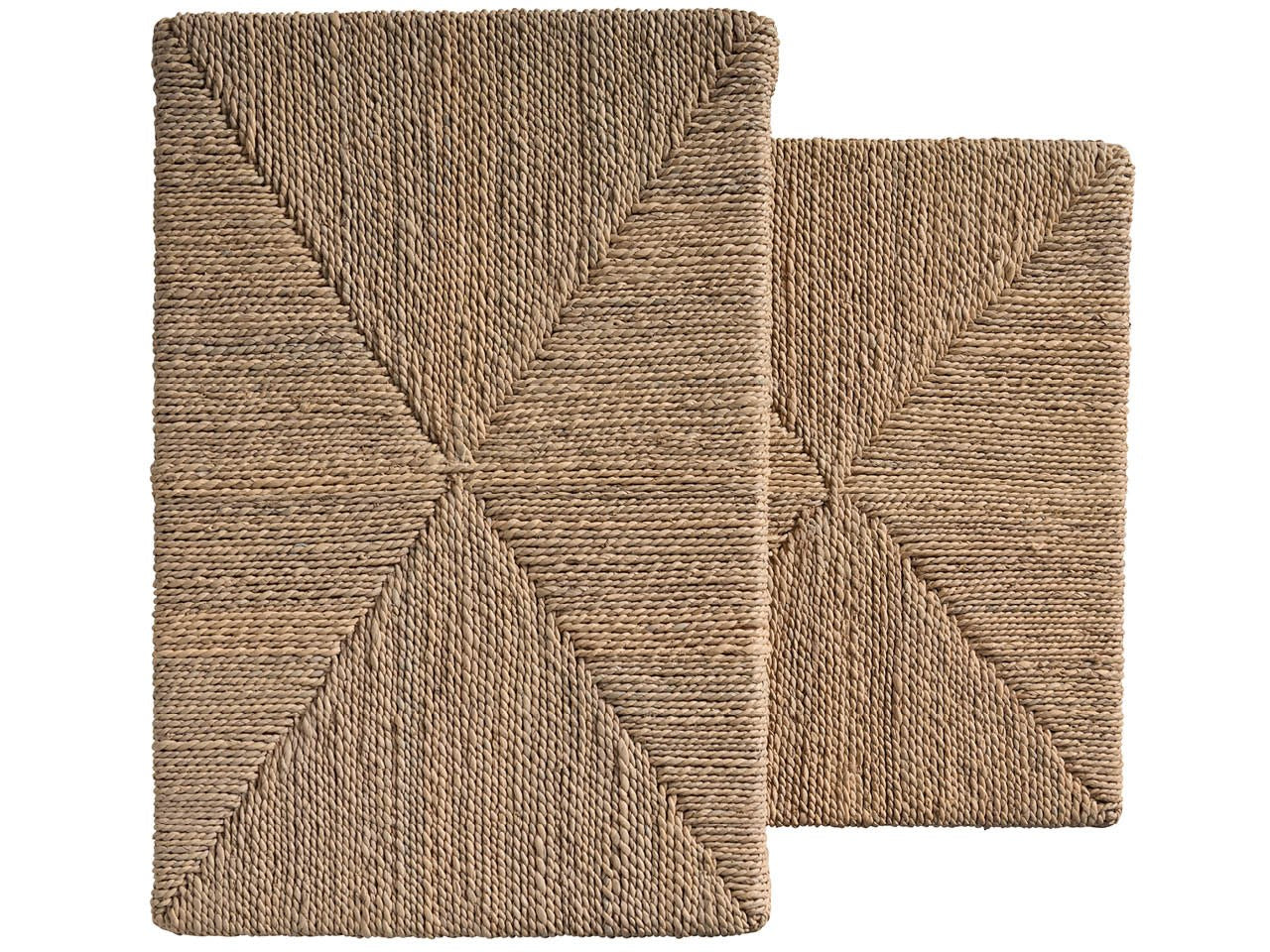 Oasis Natural Abaca Nesting Tables - Ornate Home