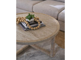 Oasis Natural Oak Abaca Cocktail Table - Ornate Home