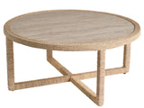 Oasis Natural Oak Abaca Cocktail Table - Ornate Home