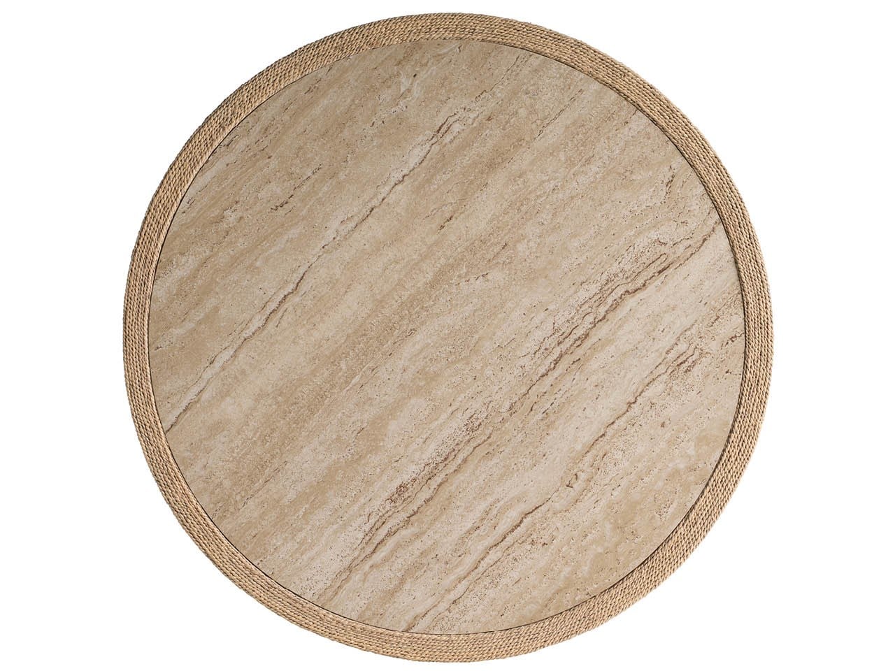 Oasis Natural Oak Abaca Cocktail Table - Ornate Home