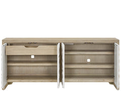 Oasis Natural Oak Credenza - Ornate Home