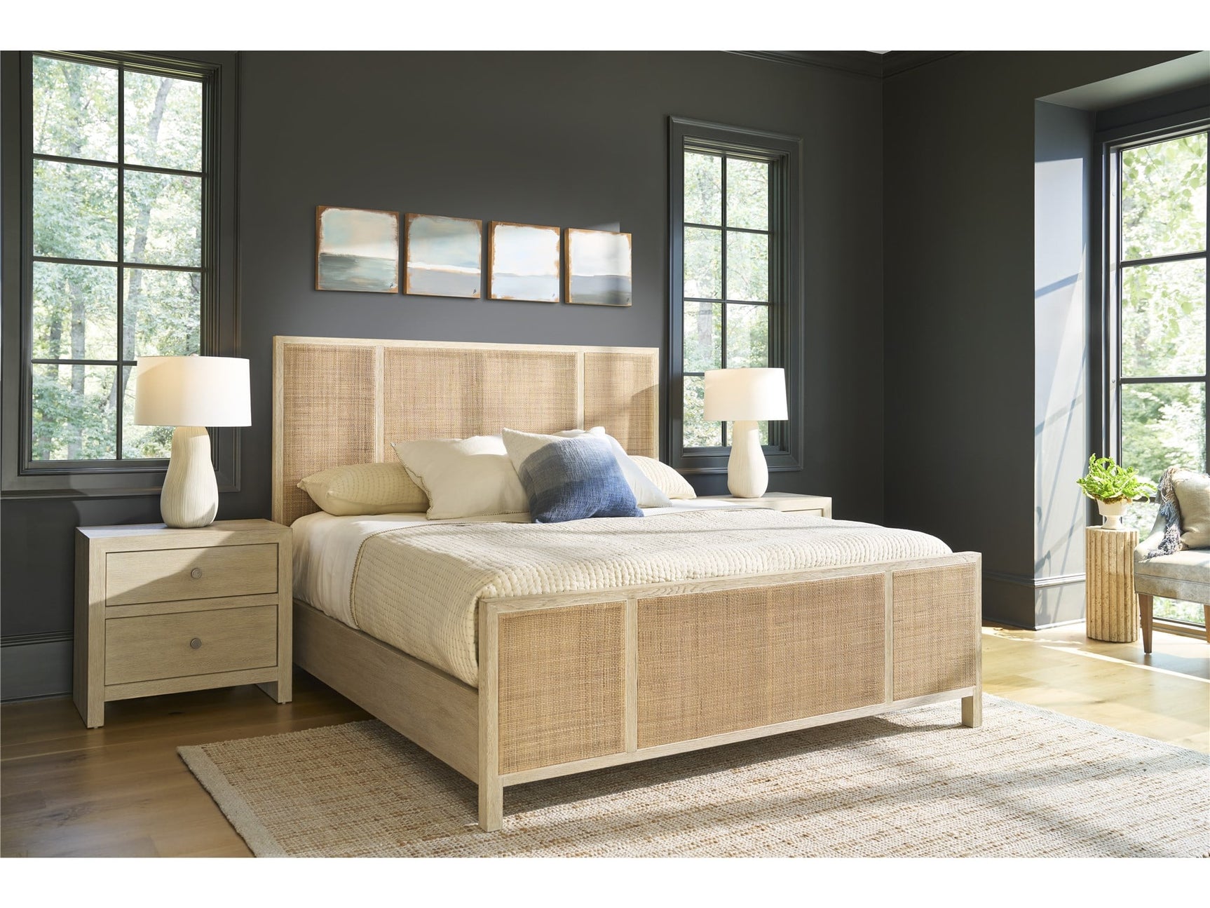 Oasis Natural Oak Queen Bed - Ornate Home