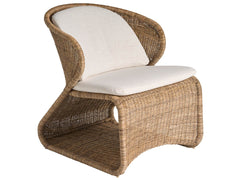 Oasis Nomad Snow/Natural Lounge Chair - Ornate Home