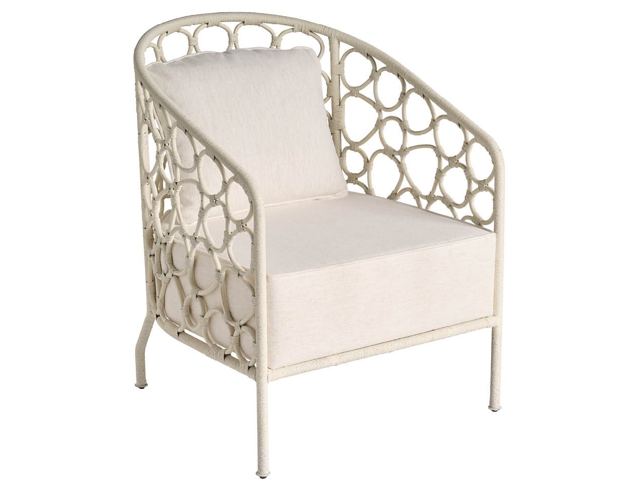 Oasis Nomad Snow/Pebble Accent Chair - Ornate Home