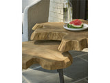Oasis Teak Shield Nesting Tables - Ornate Home