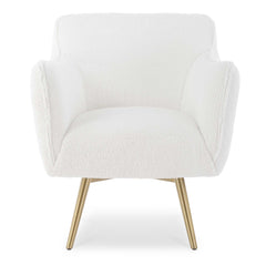 Oasis White Swivel Chair - Ornate Home