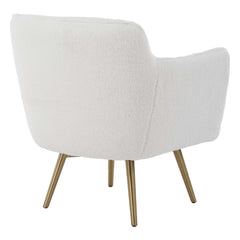Oasis White Swivel Chair - Ornate Home