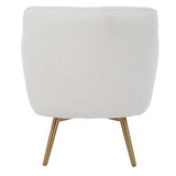 Oasis White Swivel Chair - Ornate Home