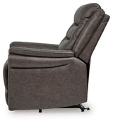 Oatman Umber Power Lift Recliner (Online Special Price) - Ornate Home