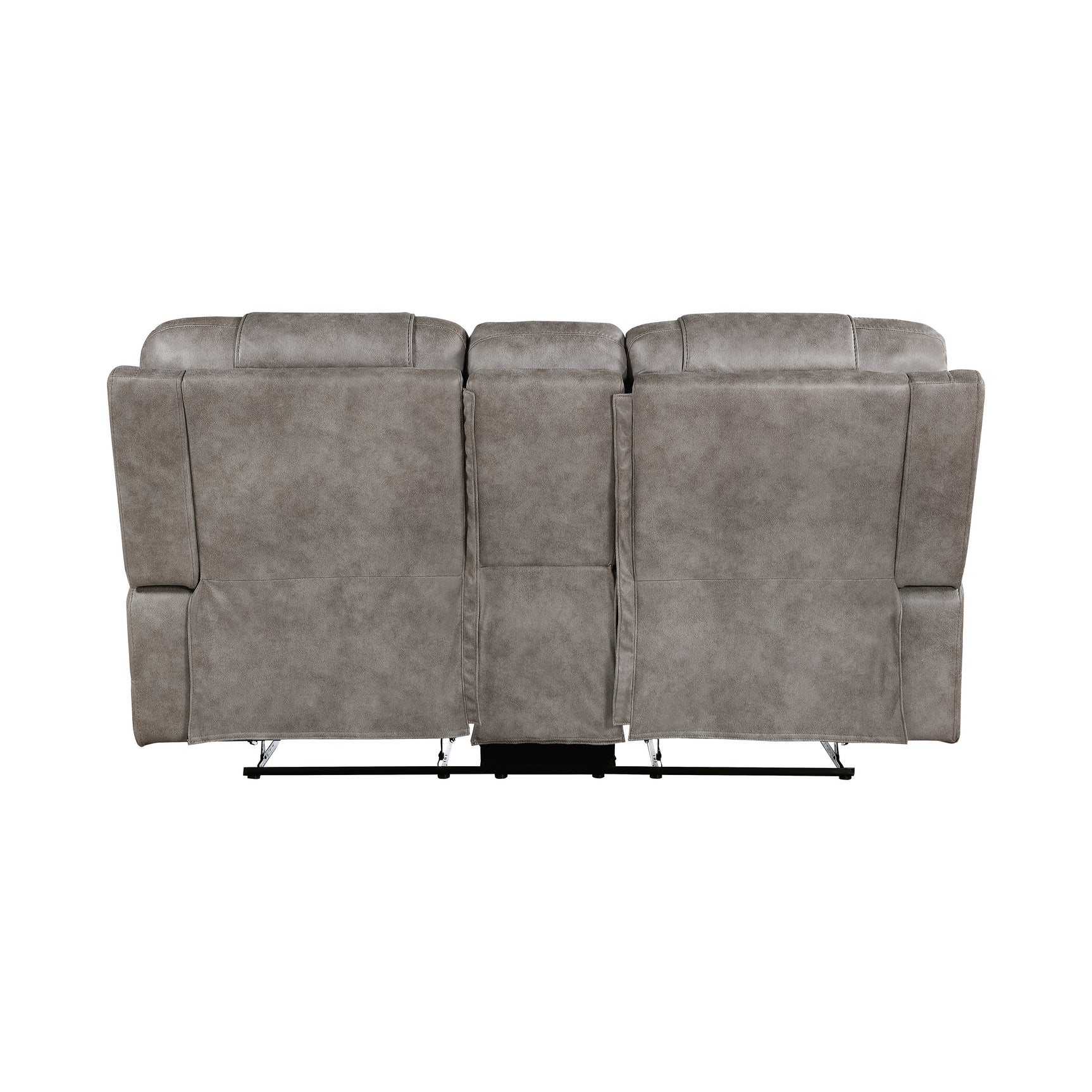 Oberon Brown Double Reclining Loveseat - Ornate Home