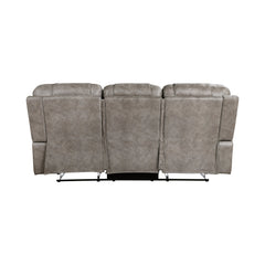 Oberon Brown Double Reclining Sofa - Ornate Home