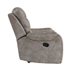 Oberon Brown Reclining Chair - Ornate Home