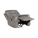 Oberon Brown Reclining Chair - Ornate Home