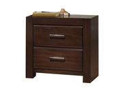 Oberreit 2 Drawer Nightstand in Walnut 25793 - Ornate Home