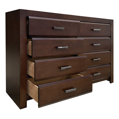 Oberreit 8 Drawer Dresser in Walnut 25795 - Ornate Home