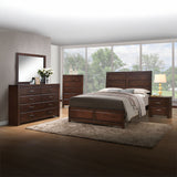 Oberreit Walnut Queen Bed - Ornate Home