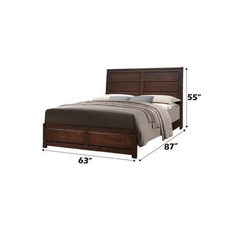 Oberreit Walnut Queen Bed - Ornate Home