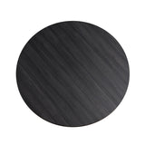 Oberto Dark Gray 5 Pc. Round Dining Table Set - Ornate Home