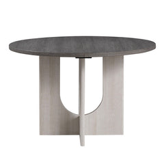 Oberto Gray 5 Pc. Round Dining Table Set - Ornate Home