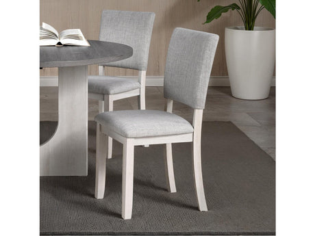 Oberto Gray Side Chair (Set of 4) - Ornate Home