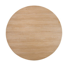 Oberto Natural Round Dining Table - Ornate Home