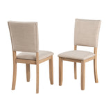 Oberto Natural Side Chair (Set of 4) - Ornate Home