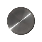 Obi Brushed Stainless Steel/Catia Black Accent Table - Ornate Home