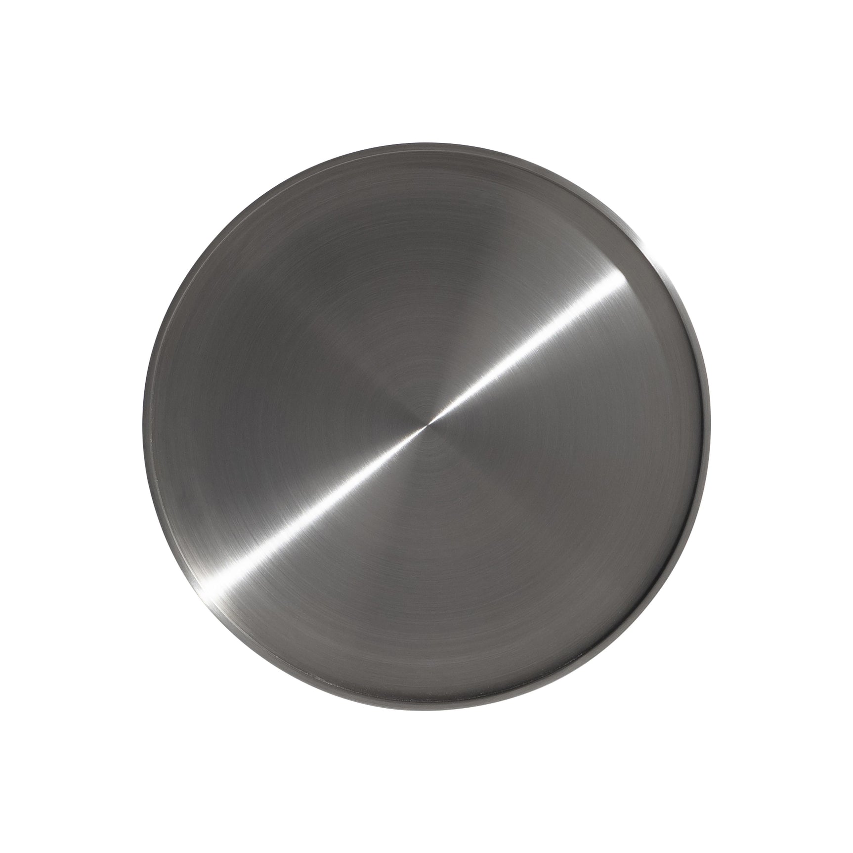 Obi Brushed Stainless Steel/Catia Black Accent Table - Ornate Home