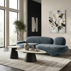 Oblak Storm Gray Sofa - Ornate Home